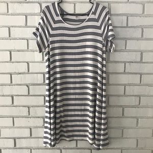 Old Navy Striped Swing Dress SZ: L